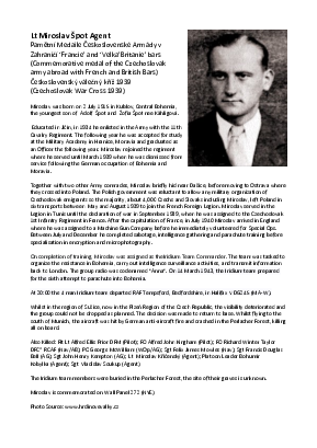 A preview of a PDF biography for Špot, Miroslav